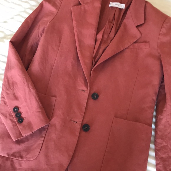 LINEN BLAZER - Picture 5 of 8